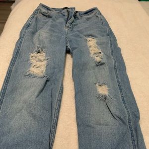 Hollister Blue Mom Jeans